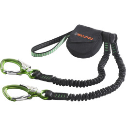 Freno da ferrata Skylotec Skysafe Sam nero/verde Black/Green