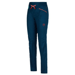 Pantaloni da donna La Sportiva Temple Pant W blu scuro Storm Blue/Lagoon