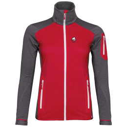 Giacca da donna High Point Merino Alpha Lady rosso/grigio Red / Antracit