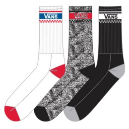 Set di calzini Vans MN UNIVERSITY CREW bianco/nero