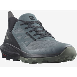 Scarpe da trekking da donna Salomon Outpulse nero/verde stormy weather