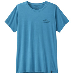 Maglietta da donna Patagonia Women's Capilene Cool Daily Shirt - Cloud Crag blu Shore Blue - Light Shore Blue X-Dye