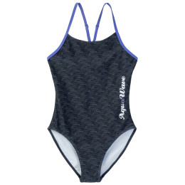 Costume da bagno per bambini Aquawave Sublime Jr grigio/blu India Ink/Blue Iris