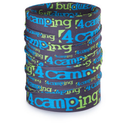 Foulard multifunzionale 4camping Logo blu/verde