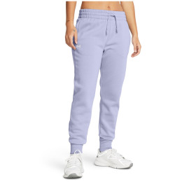 Pantaloni da tuta da donna Under Armour Rival Fleece Jogger bianco/viola Celeste/White