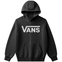 Felpa da bambino Vans Classic II FZ nero Black