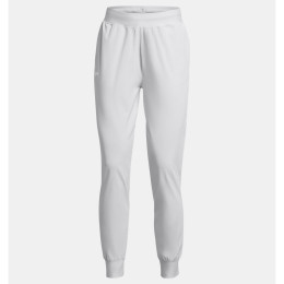 Pantaloni da donna Under Armour ArmourSport High Rise Wvn Pnt grigio chiaro HaloGray/White