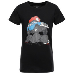Maglietta da bambino Alpine Pro Ecomo 4 Black