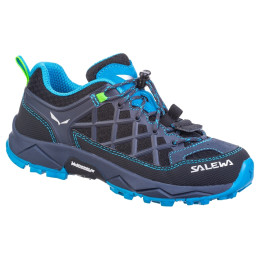 Scarpe da bambino Salewa Jr Wildfire blu/azzurro Ombre Blue/Fluo Green