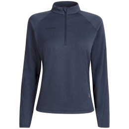 Pullover da donna Mammut Aegility Half Zip Longsleeve W blu scuro MarineMelange