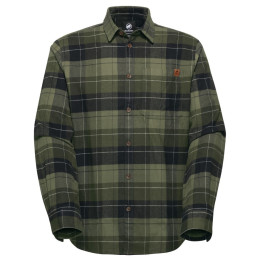 Camicia da uomo Mammut Trovat Longsleeve Shirt Men verde/nero 40299 marsh-black