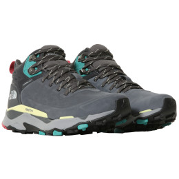 Scarpe da donna The North Face Vectiv Exploris Mid Futurelight Lthr grigio/blu Vanadis Grey/Asphalt Grey