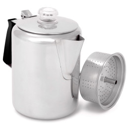 Macchina da caffè GSI Outdoors Glacier Stainless 9 Cup argento