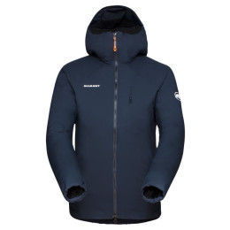 Giacca da donna Mammut Rime IN Flex Hooded Jacket Women blu scuro marine/black