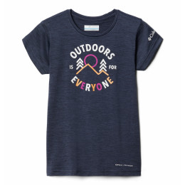 Maglietta da bambino Columbia Mission Peak Short Sleeve Graphic Shirt nero Nocturnal Heather All Together 2