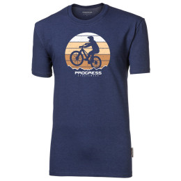Maglietta funzionale da uomo Progress Barbar Biker blu scuro