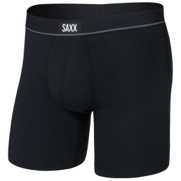 Boxer da uomo Saxx Essential Cotton Boxer Brief Fly nero black