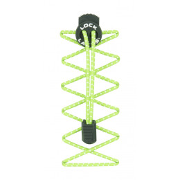 Lacci delle scarpe Nathan Reflective Lock Laces verde chiaro