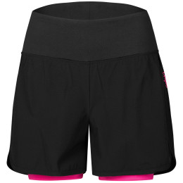 Pantaloncini da ciclismo da donna Etape Claudia nero/rosa černá/růžová