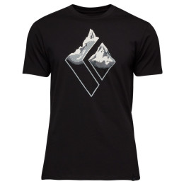 Maglietta da uomo Black Diamond Mountain Logo SS Tee nero Black
