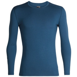 Maglietta da uomo Icebreaker Mens 260 Tech LS Crewe blu PrussianBlue