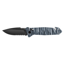 Coltello chiudubile TB OUTDOOR Cac S200 French Army Knife Textured G10 Serrated blu/grigio