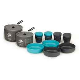 Set di stoviglie Sea to Summit Alpha Set 4.2 grigio/blu Pacific Blue / Grey