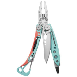 Multitool Leatherman Skeletool CX turchese Paradise