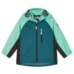 Giacca softshell per bambini Reima Temppu Dark Teal verde/grigio Dark Teal
