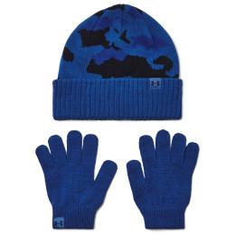 Cappello per bambini Under Armour B Beanie/Glove Combo blu Blue
