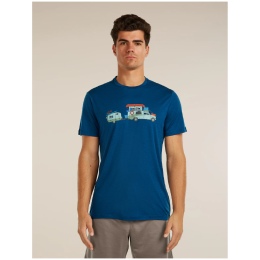 Maglietta funzionale da uomo Icebreaker Men Merino 150 Tech Lite SS Tee Transportage