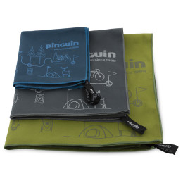 Asciugamano Pinguin Micro Towel XL 75x150 Map