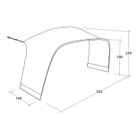 Annesso alla tenda Outwell Wakefield L Tent Connector