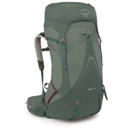 Zaino da escursionismo da donna Osprey Aura Ag Lt 50 grigio koseret/darjeeling spring gren