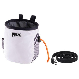 Sacchetto porta magnesite Petzl Saka bianco White Dazzle