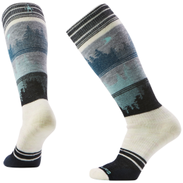 Calze da sci Smartwool W Snowboard Full Cushion Twilight nero/bianco MOONBEAM