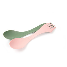 Set di posate Light My Fire Spork Original 2-pack rosa/verde Sandygreen/Dustypink