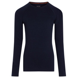 Maglietta sportiva per bambini Icebreaker K 200 Oasis LS Crewe Midnight Navy blu scuro Midnight Navy
