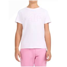 Maglietta da bambino 4F Tshirt F3602 White bianco White