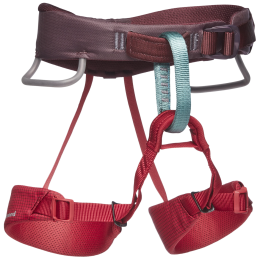 Imbracatura da arrampicata per bambini Black Diamond K Momentum Harness rosso Wild Rose
