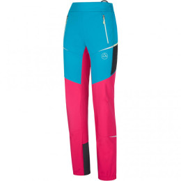 Pantaloni da donna La Sportiva Ikarus Pant W (2023) blu/rosa Cerise/Crystal