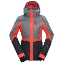 Giacca invernale da donna Alpine Pro Sardara 2 grigio/rosa
