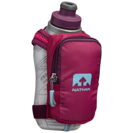Bottiglia da corsa Nathan SpeedShot Plus Insulated bordeaux Vivacious