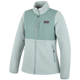 Felpa da donna MOOA Sherpa verde chiaro pale teal