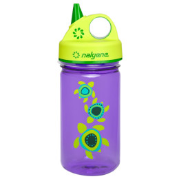 Bottiglia per bambini Nalgene Grip-n-Gulp giallo/viola Purple w/Sea Turtles