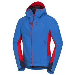Giacca softshell da uomo Northfinder Princeton blu/rosso 286bluered