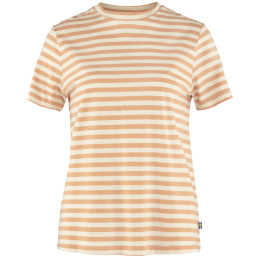 Maglietta da donna Fjällräven Striped T-shirt W giallo/bianco Landsort Pink-Chalk White
