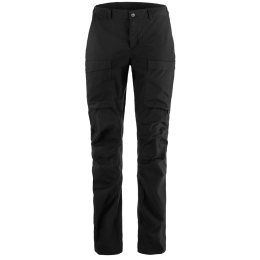 Pantaloni da donna Fjällräven Abisko Hybrid Trail Trousers W nero black