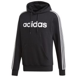 Felpa da uomo Adidas E 3S PO FL nero Black/White