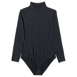 Maglietta sportiva da donna 4F Brushed Underwear F092 nero DEEP BLACK